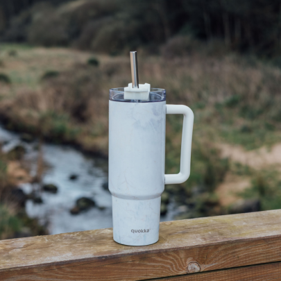 Nerezový termohrnek s brčkem 880 ml Vibe Quokka