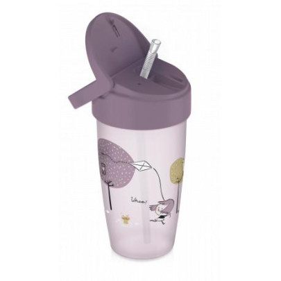 Hrneček se slámkou Lovely 350 ml LOVI