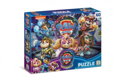 Puzzle Tlapková patrola 23 x 32cm 60 dílků