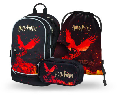 Set 3 Core Harry Potter Fénix: batoh, penál, sáček GRS Baagl