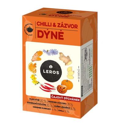 Čajový dýchánek dýně, chilli & zázvor Leros