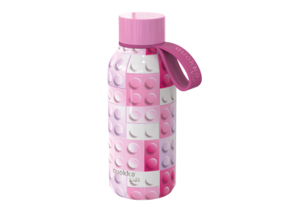 Nerezová termoláhev Solid Kids s poutkem 330 ml Qukka