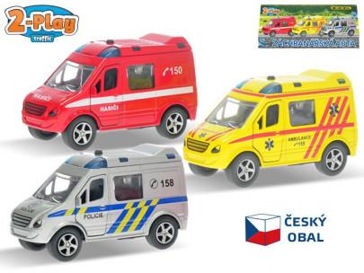Sada aut záchranných složek CZ 8 cm kov na zpětný chod