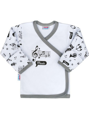 Kojenecká bavlněná košilka New Baby Music