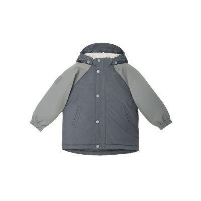 Zimní bunda Color Block Fjord Gray Leokid