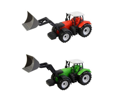 Traktor s nástrojem na setrvačník 