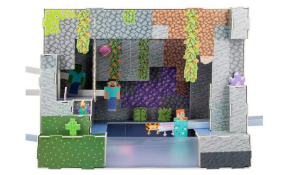 Minecraft konstrukční kit 3D