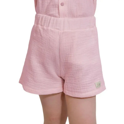 Dívčí mušelínové kraťasy Pink Esito