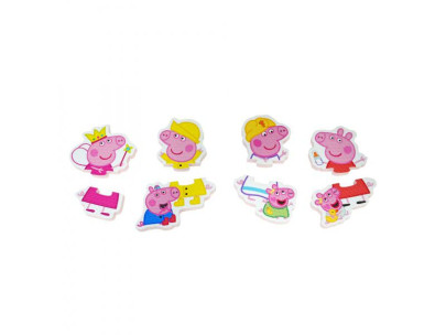 Peppa Pig puzzle vodolepky do vany Toomies