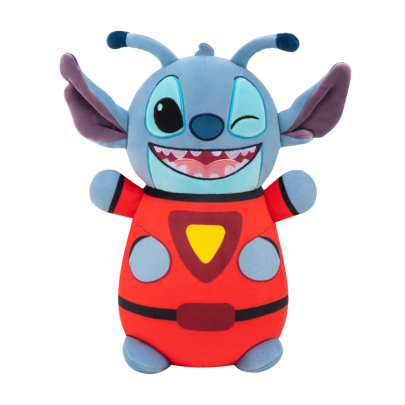 Squishmallows Hugmees Disney Stitch mimozemšťan, 25 cm