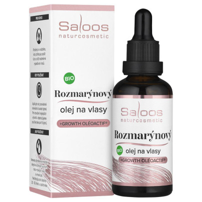 Bio Rozmarýnový olej na vlasy 50 ml Saloos