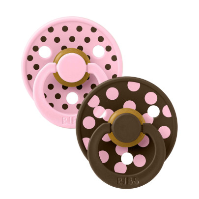 Dudlík z prírodního kaučuku Colour Polka 0 - 6 měsíců Bibs