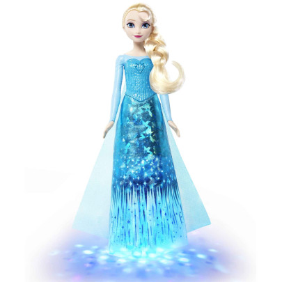 Anglicky zpívající panenka Elsa se světly Frozen