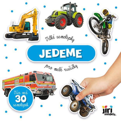 Velké samolepky pro malé ručičky Jedeme!