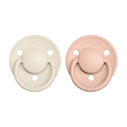Bibs dudlíky silikon 2 ks De Lux 0-36 měsíců One Size