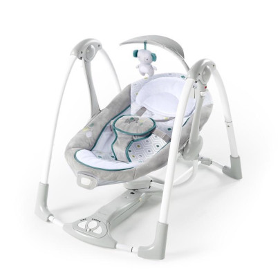 Houpačka konvertibilní vibrující s melodií Nash 2 v 1, 0 m+ do 9 kg Ingenuity