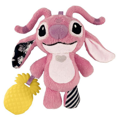 Plyšové chrastítko s úchytem - Stitch Angel


