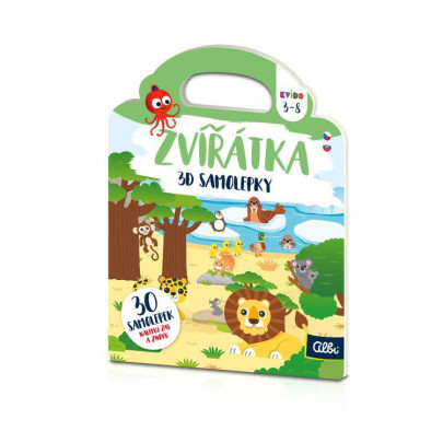 3D samolepky: Zvířátka Kvído