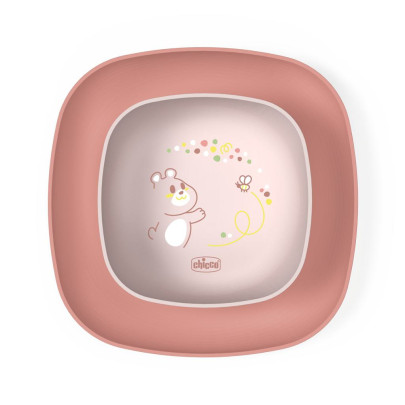 Set jídelní - miska a talíř 12 m+ Chicco