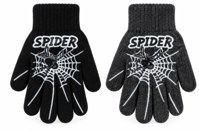 Zimní pletené rukavice Spider 5-7 let Rak