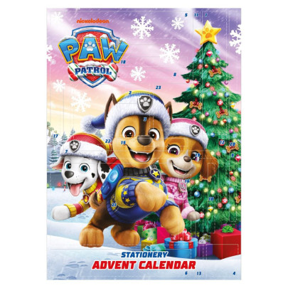 Adventní kalendář V2 papírenský Tlapková patrola