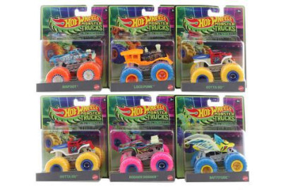 Hot Wheels Monster Trucks svítící ve tmě  