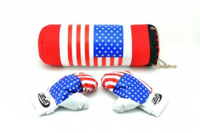 Boxovací pytel + rukavice v síťce 