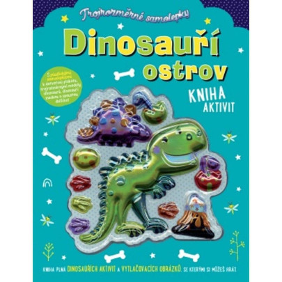 Trojrozměrné samolepky Dinosauří ostrov