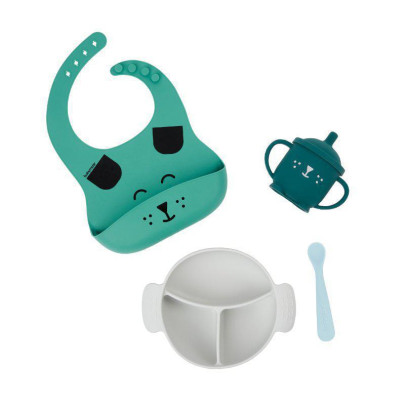 Silikonová jídelní sada LEARN´ISY Kit 