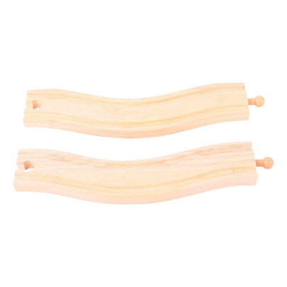 Obloukové koleje 22 cm 2 ks Bigjigs Rail