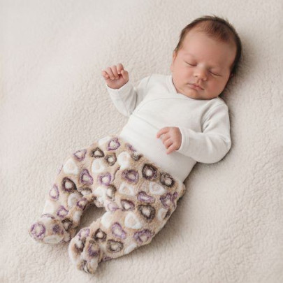 Hřejivé polodupačky Srdíčka Baby Service