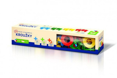 První stavebnice - Kroužky 32ks v krabici
