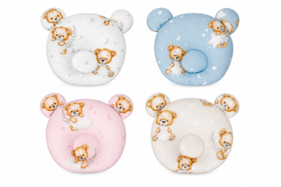 Bavlněný tvarovaný polštářek Sleepy Teddy Baby Nellys