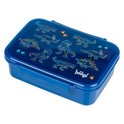 Box na svačinu s přihrádkami Dino Baagl