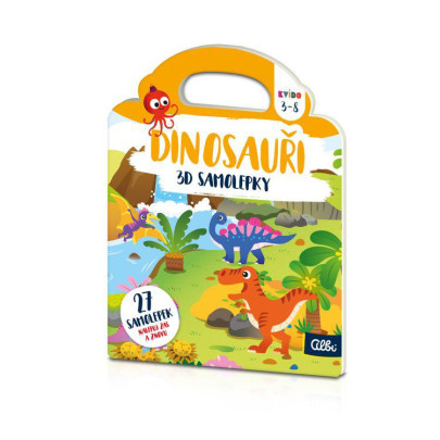 3D samolepky: Dinosauři Kvído
