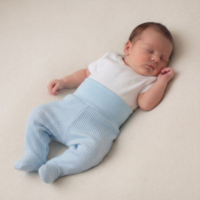 Bavlněné polodupačky Pruhy modrá Baby Service