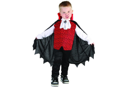 Kostým na karneval - upír,Vel.  80 - 92 cm