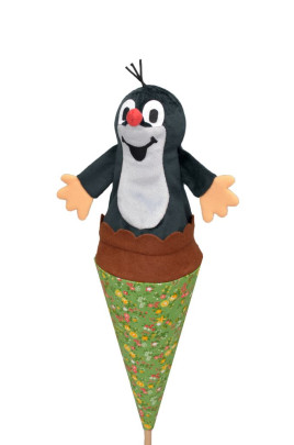 Krtek kornoutový maňásek 55 cm