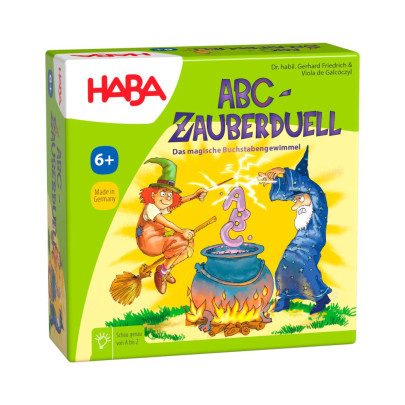 Mini hra pro děti Čarodějnický duel ABC Haba