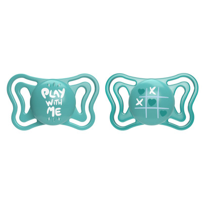 Šidítko Physio Light silikonové modré 16 - 36 m, 2 ks Chicco