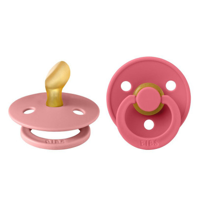 Colour anatomické dudlíky z přírodního kaučuku 2 ks 0 - 6 m Bibs