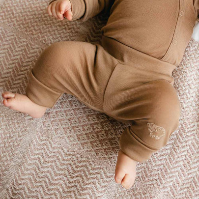 Merino rostoucí legíny karamelové Eevi