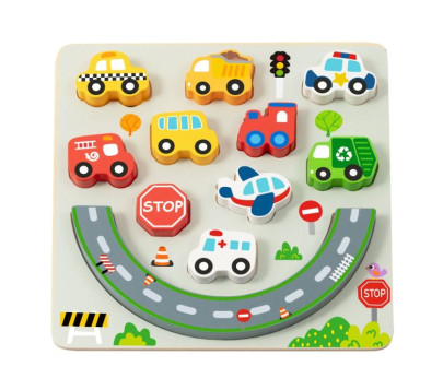 Balanční puzzle City 2 v 1 2Kids Toys 