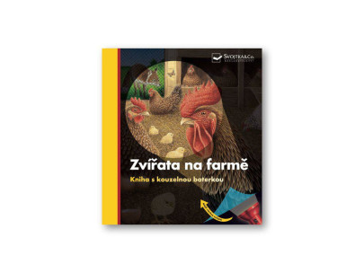 Zvířata na farmě Kniha s kouzelnou baterkou Pierre de Hugo