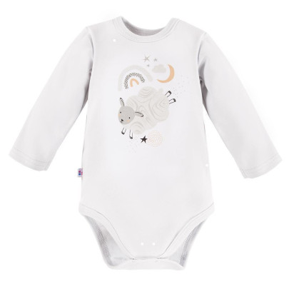 Body Mellow s dlouhým rukávem bílé Eevi