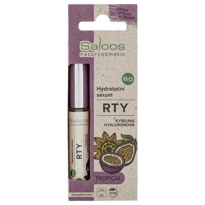 Bio Hydratační sérum na rty Tropical 7 ml Saloos