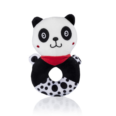 Senzorické chrastítko kroužek Panda Zopa