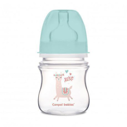 Antikoliková širokohrdlá lahev Exotic animals 120 ml Canpol babies