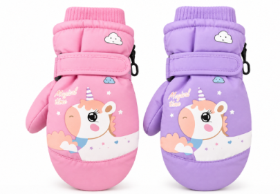 Dětské zimní palcové rukavice 14 cm Jednorožec Be Snazzy