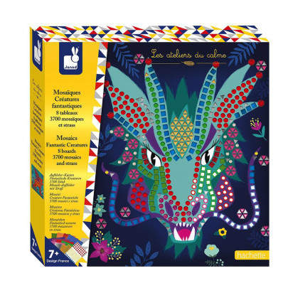 Mozaika Fantastická zvířata Atelier Sada Maxi 7+ Janod